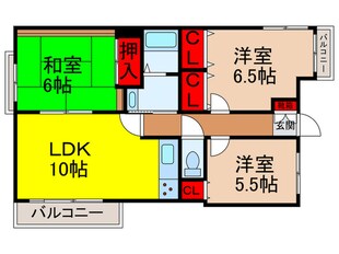 エストくまのの物件間取画像